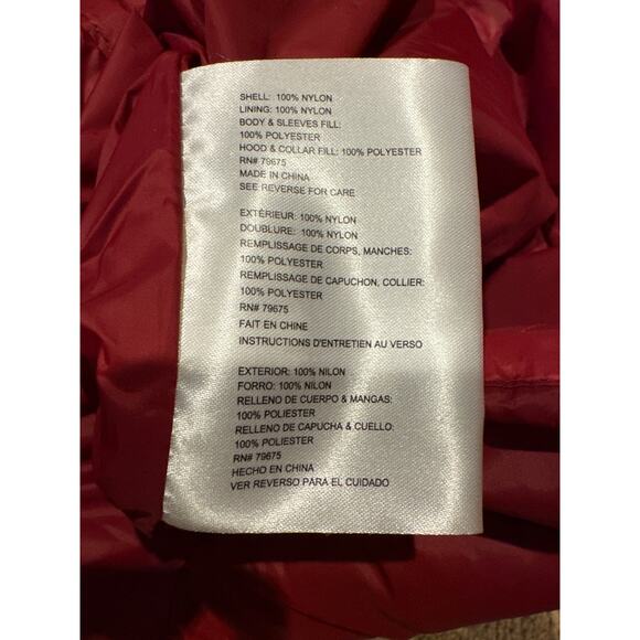 Michael Kors puffer coat with removable hood knee length size small - Picture 12 of 16